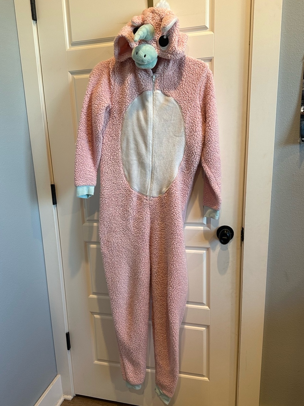 Forever 21 Unicorn Sherpa Fur Onsie Jumpsuit